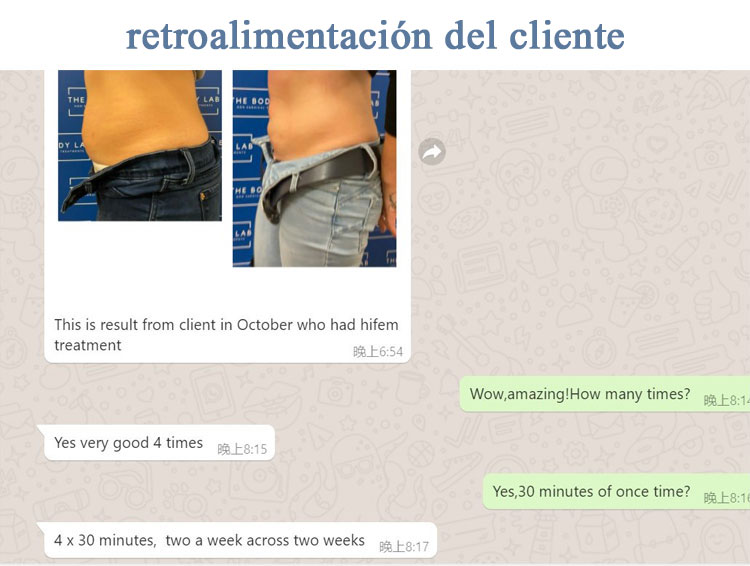 retroalimentación del cliente  hiemt