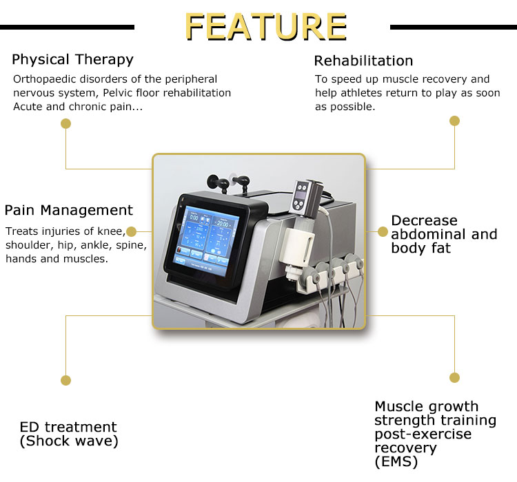 shockwave therpay ems tecar therpay machine