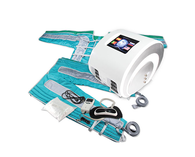 Beauty salon portable pressotherapy for lymphatic drainage
