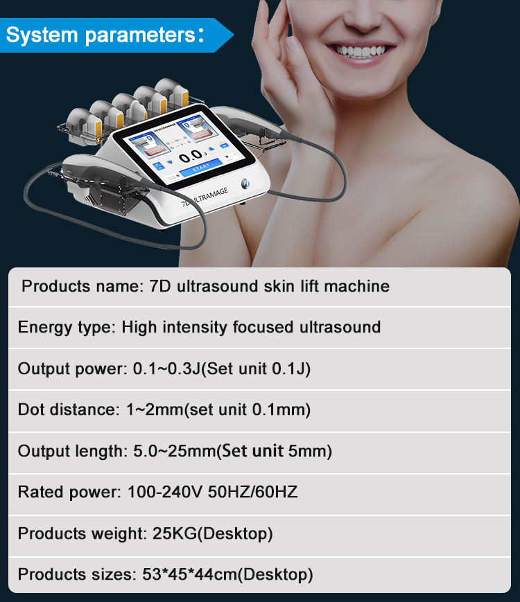 7D Hifu Face and Body Machine